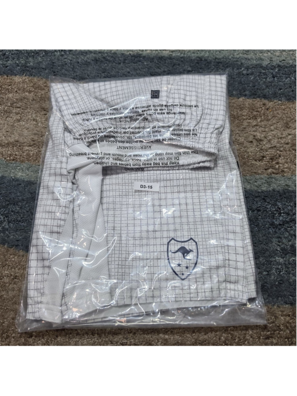 Nike Reversible Shorts Mens M Fit Dry White Tennis Grid Athletic Training Vintag - Picture 9 of 9